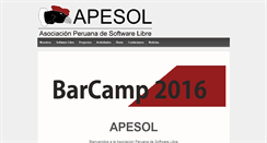 Desktop Screenshot of apesol.org