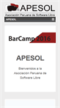Mobile Screenshot of apesol.org