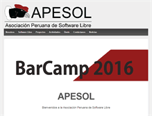 Tablet Screenshot of apesol.org
